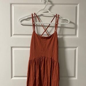 Coral Pink Strappy Dress